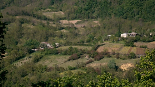 A glimpse of the hills of Imereti.