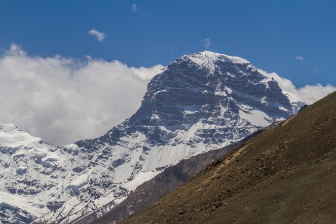 A clear view of Karl Marx peak in the rarely visited Shok Dara valley.