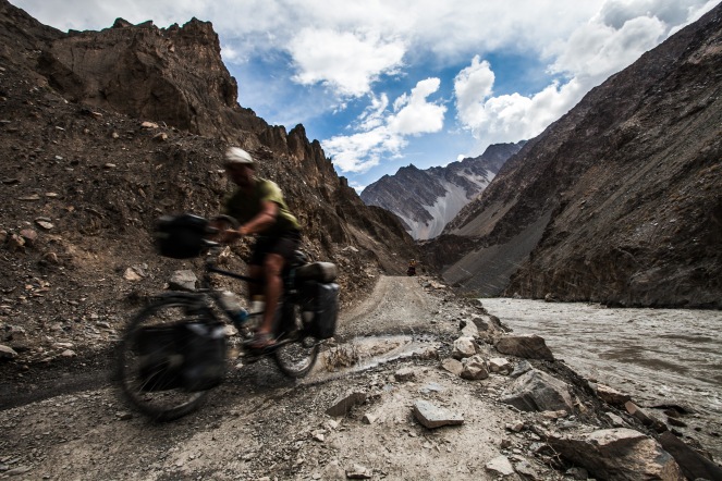 We rode for a week along the Bartang Valley before joining the main road to Khorog, the biggest town of the Grono-Badakshan region of Tajikistan.